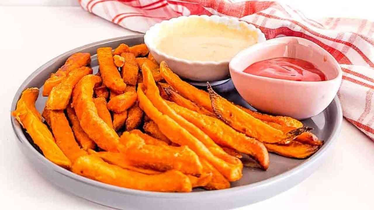 Air Fryer Frozen Sweet Potato Fries - Air Fryer Recipes
